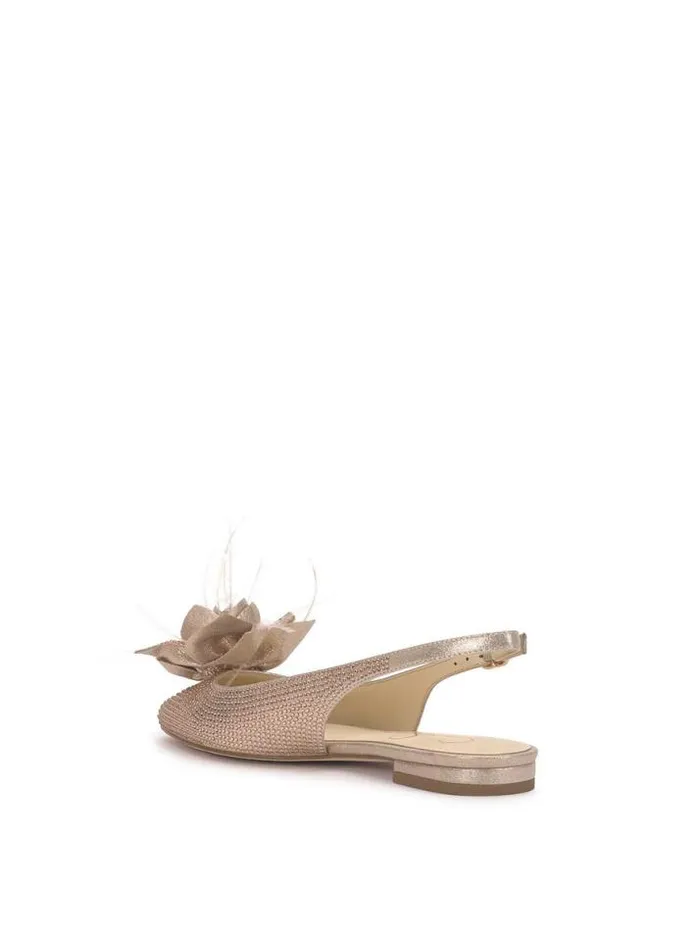 Flats Shoes Jessica Simpson Evito Sling Back Ballet Flat In Champagne