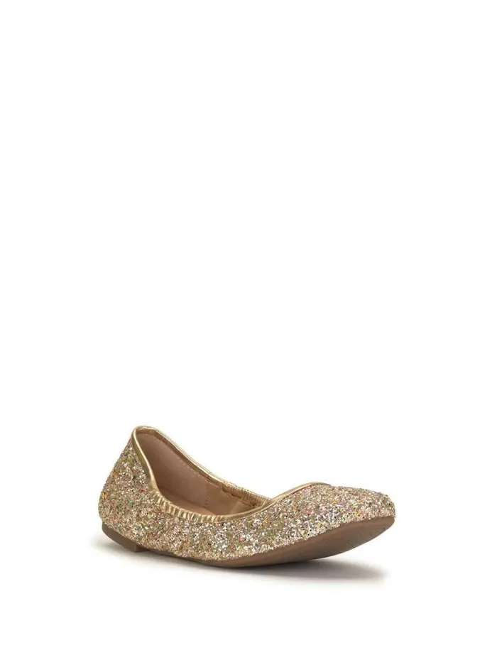 Flats Shoes Jessica Simpson Sandaze Flat In Party Gold