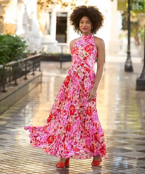 Floral Fizz Dress Pink Apparel Dresses Joebrowns Floral Fizz Dress Pink Apparel Dresses Joebrowns