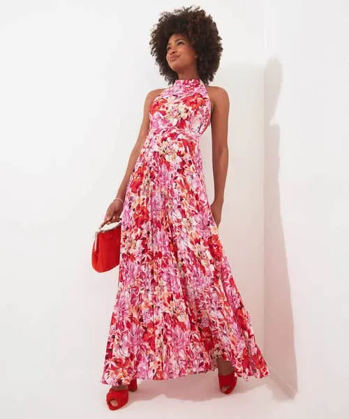Floral Fizz Dress Pink Apparel Dresses Joebrowns Floral Fizz Dress Pink Apparel Dresses Joebrowns