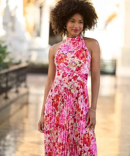 Floral Fizz Dress Pink Apparel Dresses Joebrowns Floral Fizz Dress Pink Apparel Dresses Joebrowns