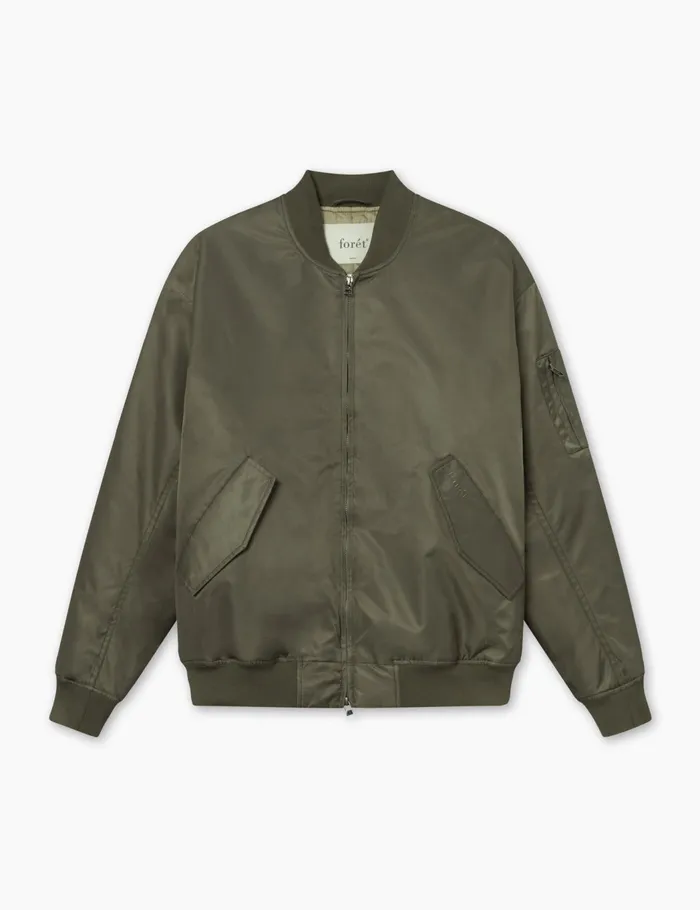 Fort Jackets BOW BOMBER JACKET Dusty Olive 8211 Men