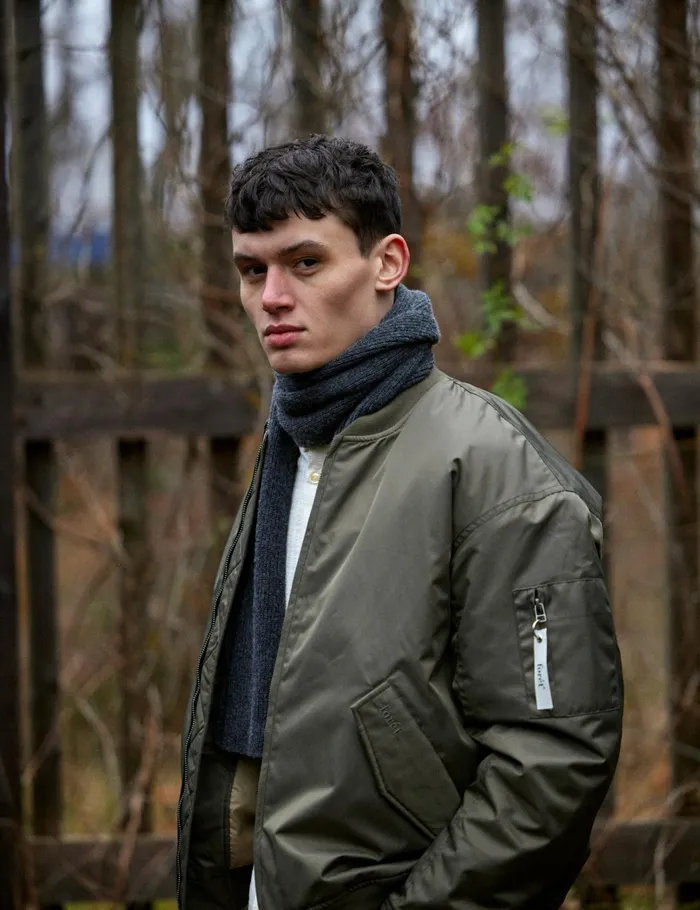 Fort Jackets BOW BOMBER JACKET Dusty Olive 8211 Men