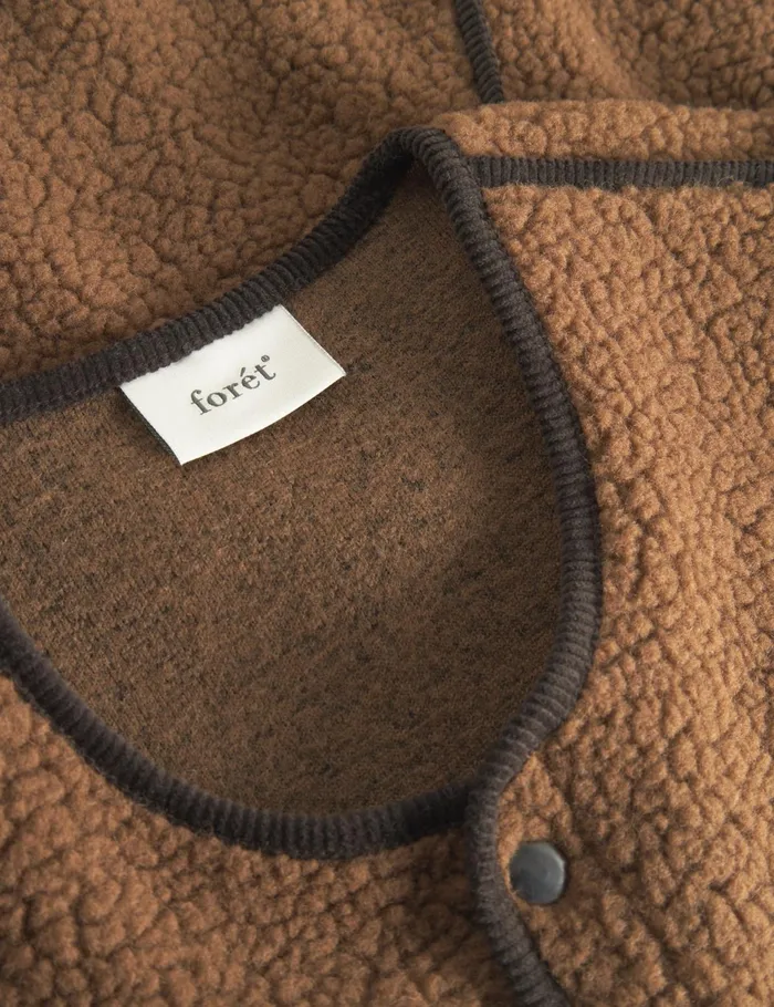 Fort Jackets TULIP SHERPA FLEECE VEST Brown 8211 Men Fort Jackets TULIP SHERPA FLEECE VEST Brown 8211 Men