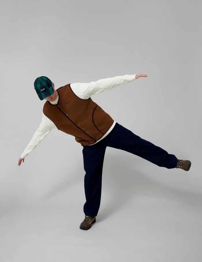 Fort Jackets TULIP SHERPA FLEECE VEST Brown 8211 Men Fort Jackets TULIP SHERPA FLEECE VEST Brown 8211 Men