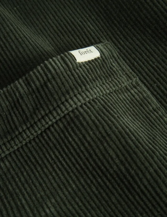 Fort Overshirts ROWAN OVERSHIRT Dark Moss Corduroy 8211 Men Fort Overshirts ROWAN OVERSHIRT Dark Moss Corduroy 8211 Men