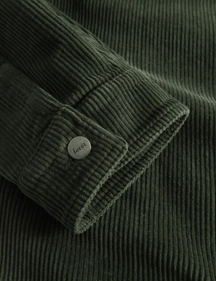 Fort Overshirts ROWAN OVERSHIRT Dark Moss Corduroy 8211 Men Fort Overshirts ROWAN OVERSHIRT Dark Moss Corduroy 8211 Men