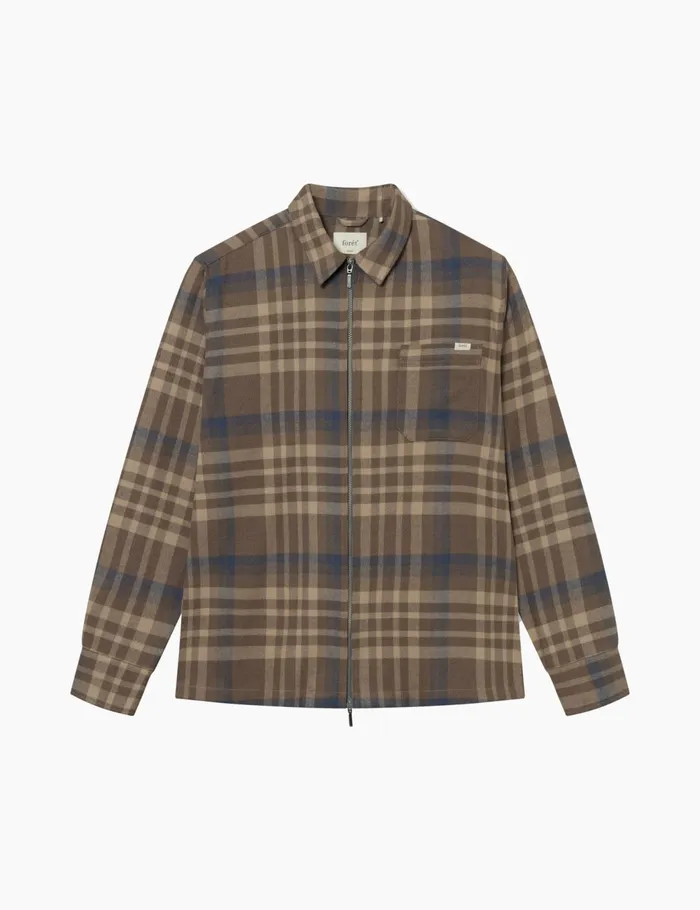 Fort Shirts CABIN ZIP SHIRT Check 8211 Men