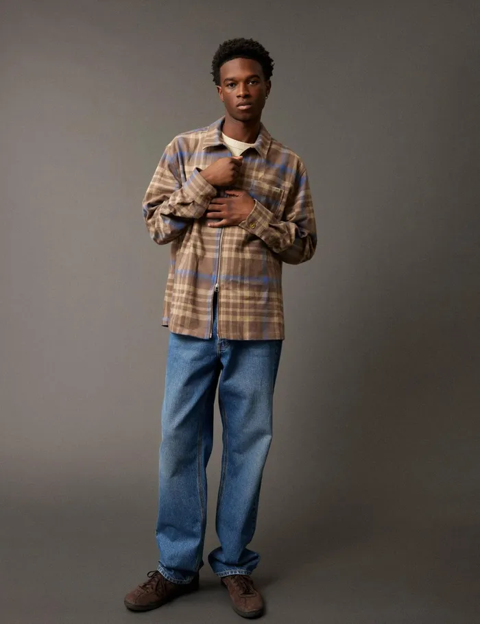 Fort Shirts CABIN ZIP SHIRT Check 8211 Men Fort Shirts CABIN ZIP SHIRT Check 8211 Men