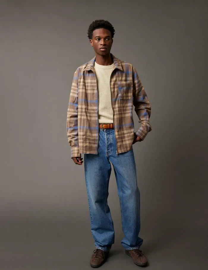 Fort Shirts CABIN ZIP SHIRT Check 8211 Men Fort Shirts CABIN ZIP SHIRT Check 8211 Men