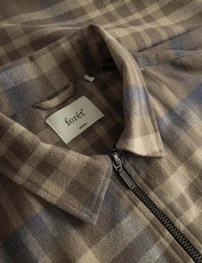 Fort Shirts CABIN ZIP SHIRT Check 8211 Men Fort Shirts CABIN ZIP SHIRT Check 8211 Men