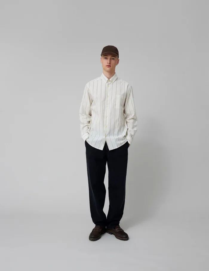 Fort Shirts CAMP SEERSUCKER SHIRT Cloud Stripe 8211 Men Fort Shirts CAMP SEERSUCKER SHIRT Cloud Stripe 8211 Men