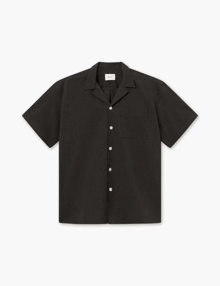 Fort Shirts HUSH SS SHIRT Washed Black 8211 Men