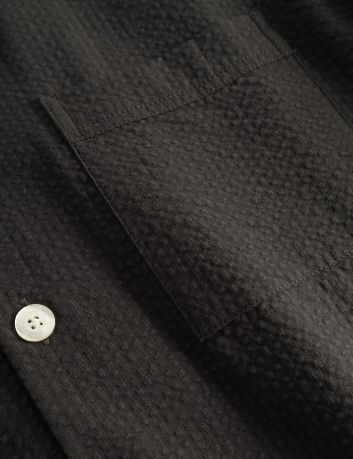 Fort Shirts HUSH SS SHIRT Washed Black 8211 Men