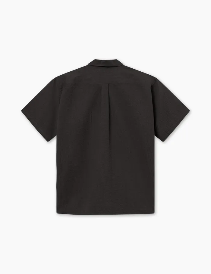 Fort Shirts HUSH SS SHIRT Washed Black 8211 Men