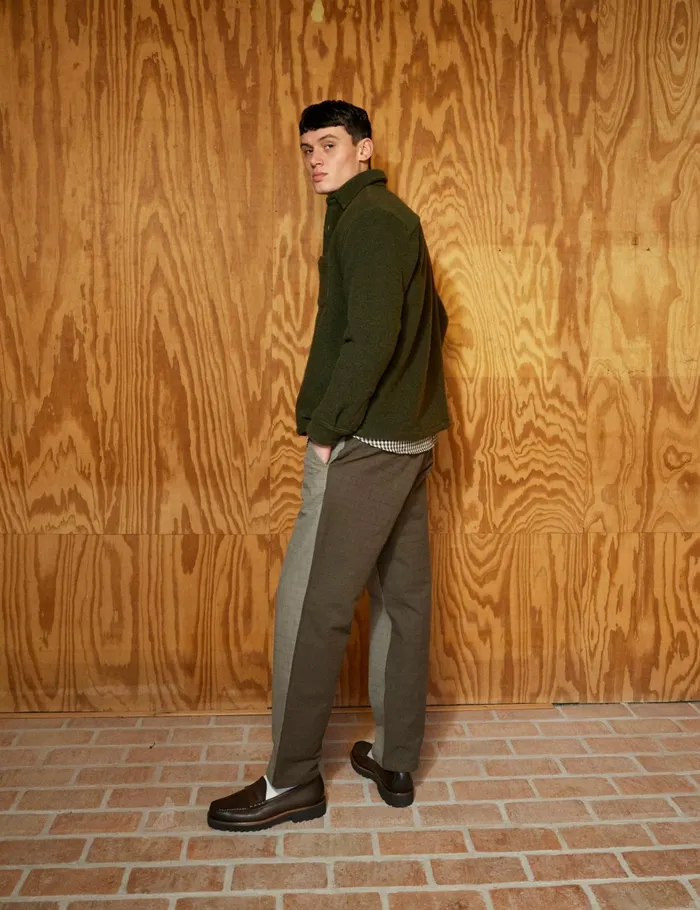 Fort Shirts IVY WOOL OVERSHIRT Dark Moss 8211 Men Fort Shirts IVY WOOL OVERSHIRT Dark Moss 8211 Men