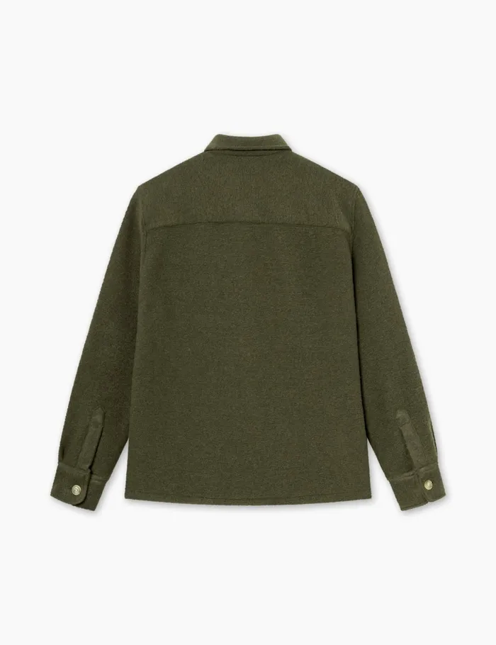 Fort Shirts IVY WOOL OVERSHIRT Dark Moss 8211 Men Fort Shirts IVY WOOL OVERSHIRT Dark Moss 8211 Men