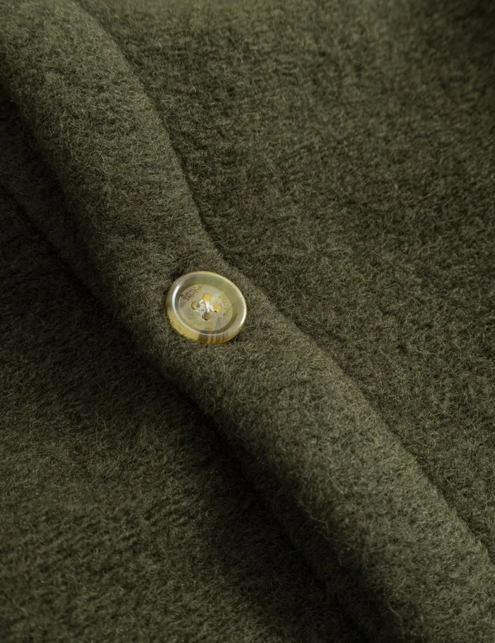 Fort Shirts IVY WOOL OVERSHIRT Dark Moss 8211 Men Fort Shirts IVY WOOL OVERSHIRT Dark Moss 8211 Men