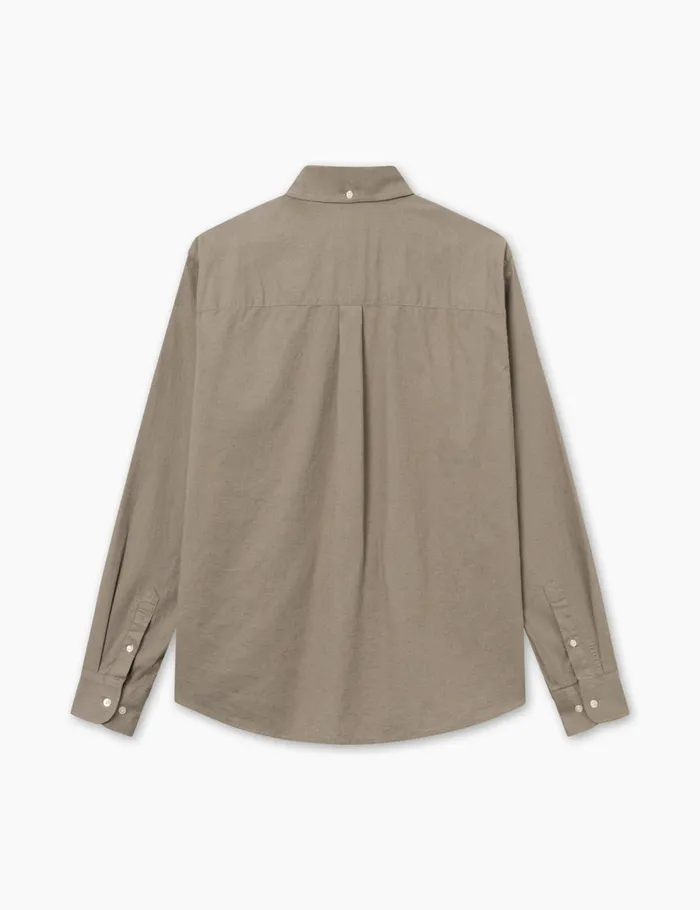 Fort Shirts SERENE LINEN SHIRT Taupe 8211 Men