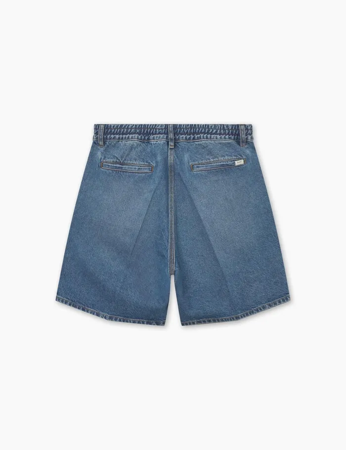 Fort Shorts CLAY CREASED DENIM SHORTS Vintage Blue 8211 Men Fort Shorts CLAY CREASED DENIM SHORTS Vintage Blue 8211 Men