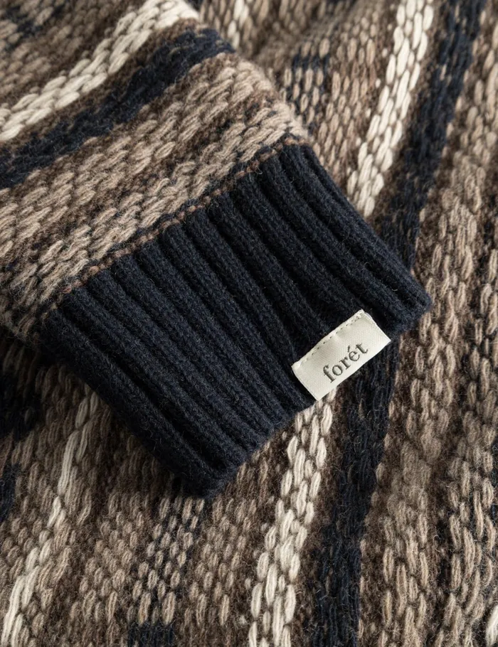 Fort Sweatshirts CONE JACQUARD KNIT Navy 8211 Men Fort Sweatshirts CONE JACQUARD KNIT Navy 8211 Men