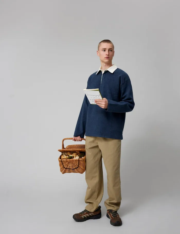 Fort Sweatshirts HERB BRUSHED SWEATSHIRT Navy 8211 Men Fort Sweatshirts HERB BRUSHED SWEATSHIRT Navy 8211 Men