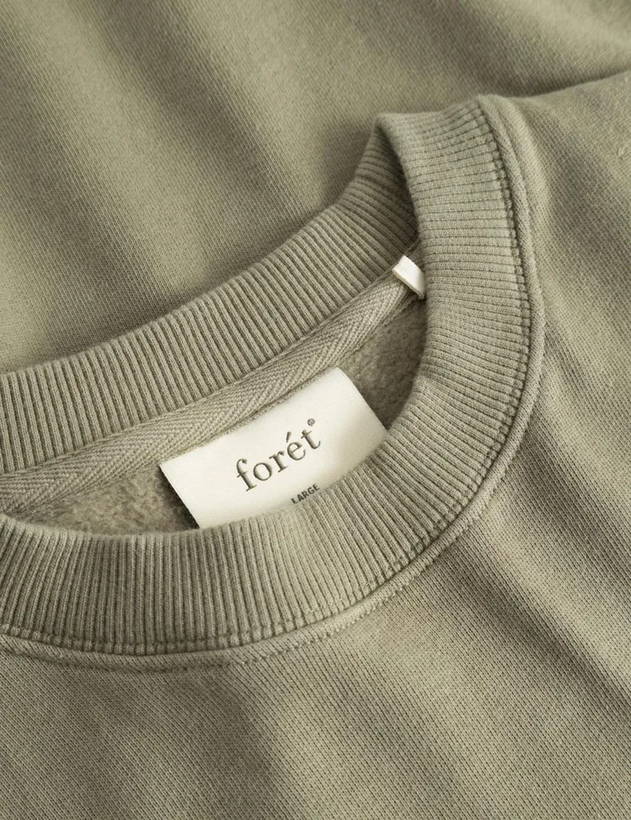 Fort Sweatshirts STILL SWEATSHIRT Dusty Olive 8211 Men