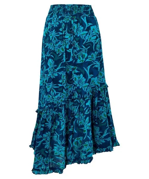 Freya Floral Skirt Blue Skirts Joebrowns Apparel Freya Floral Skirt Blue Skirts Joebrowns Apparel