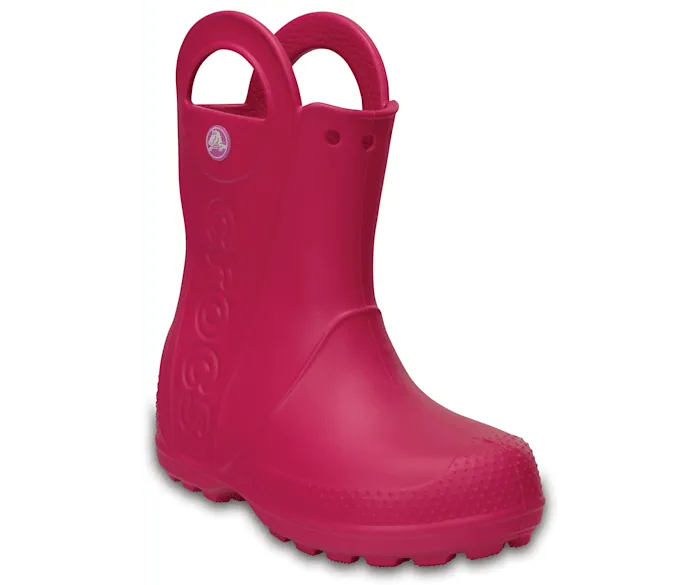 Handle It Rain Boot Candy Pink Kids Crocs Boots