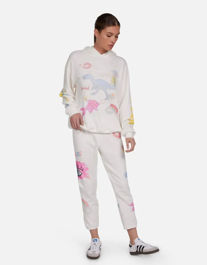 Harmony Dino Elements Milk Women039s Lauren Moshi Hoodies