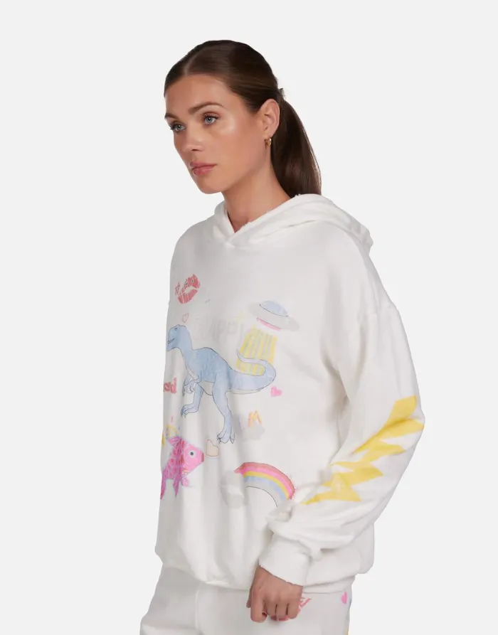Harmony Dino Elements Milk Women039s Lauren Moshi Hoodies