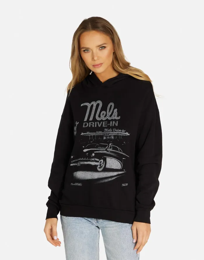 Harmony Mels DriveIn Black Women039s Lauren Moshi Hoodies