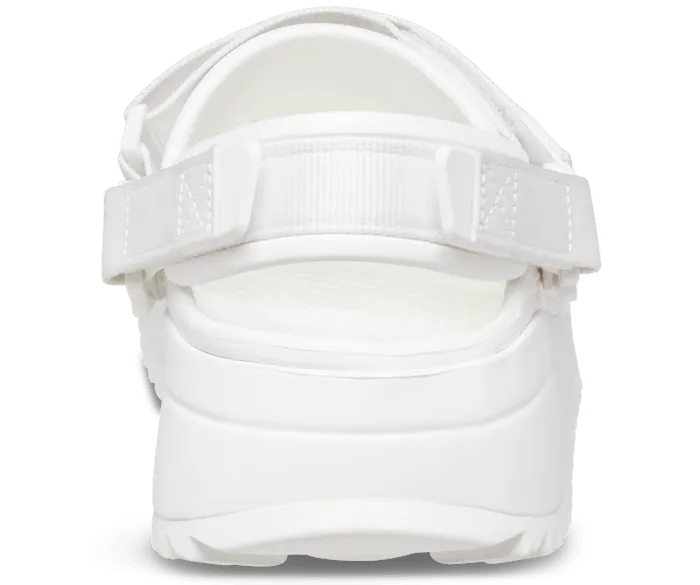 Hiker Clog White White Women Crocs Platforms 038 Wedges