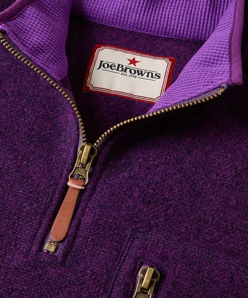 Hoodies and Sweatshirts Joebrowns Apparel Perfect Premium Funnel Purple