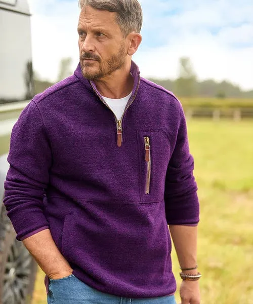 Hoodies and Sweatshirts Joebrowns Apparel Perfect Premium Funnel Purple
