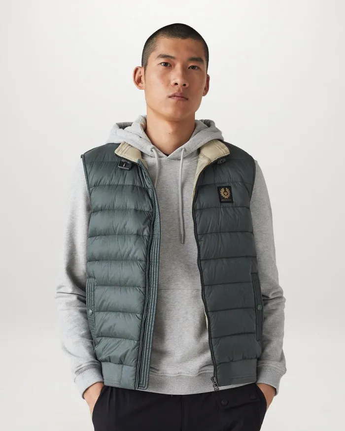 Hoodies and Sweatshirts Men Belstaff Belstaff Hoodie Old Silver Heather
