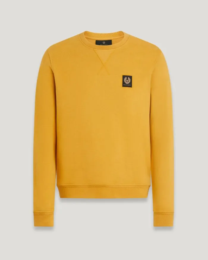 Hoodies and Sweatshirts Men Belstaff Belstaff Sweatshirt Glaze Yellow