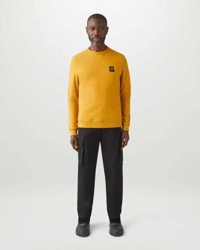 Hoodies and Sweatshirts Men Belstaff Belstaff Sweatshirt Glaze Yellow Hoodies and Sweatshirts Men Belstaff Belstaff Sweatshirt Glaze Yellow