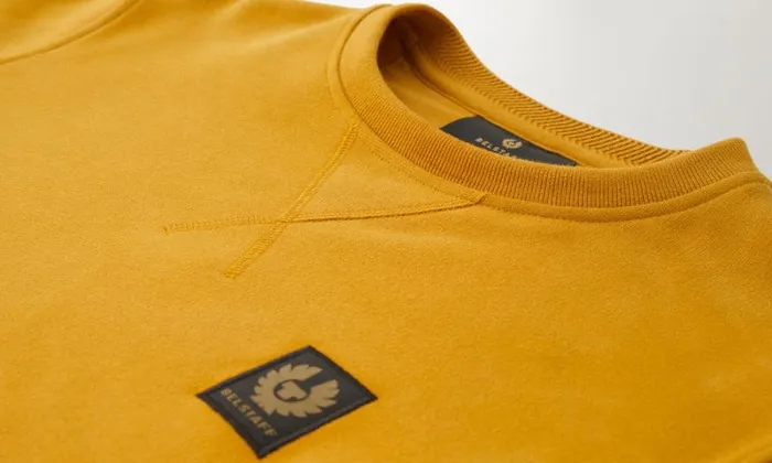 Hoodies and Sweatshirts Men Belstaff Belstaff Sweatshirt Glaze Yellow Hoodies and Sweatshirts Men Belstaff Belstaff Sweatshirt Glaze Yellow