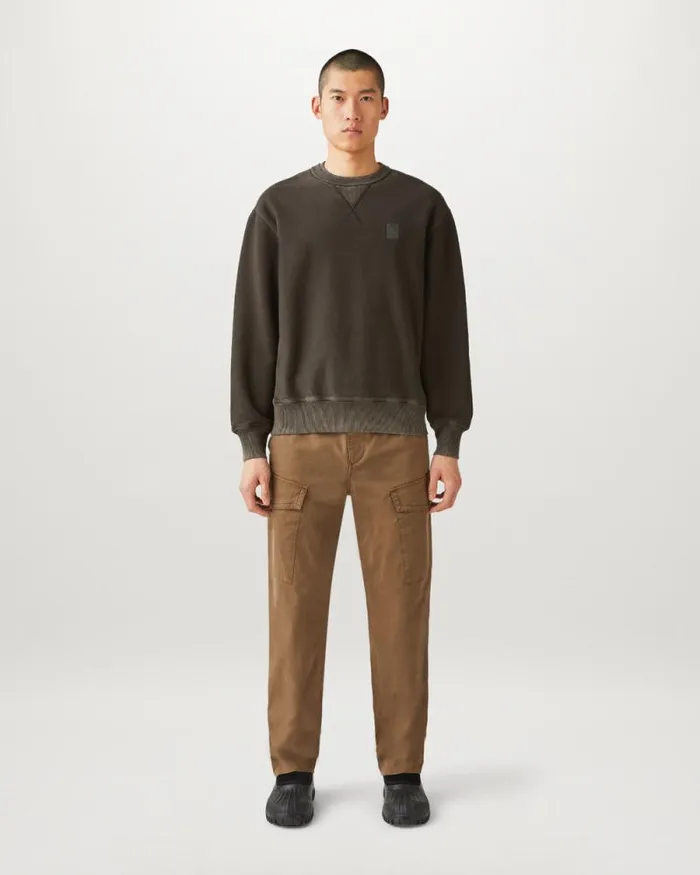 Hoodies and Sweatshirts Men Belstaff Hockley Crewneck Sweatshirt Forge Grey