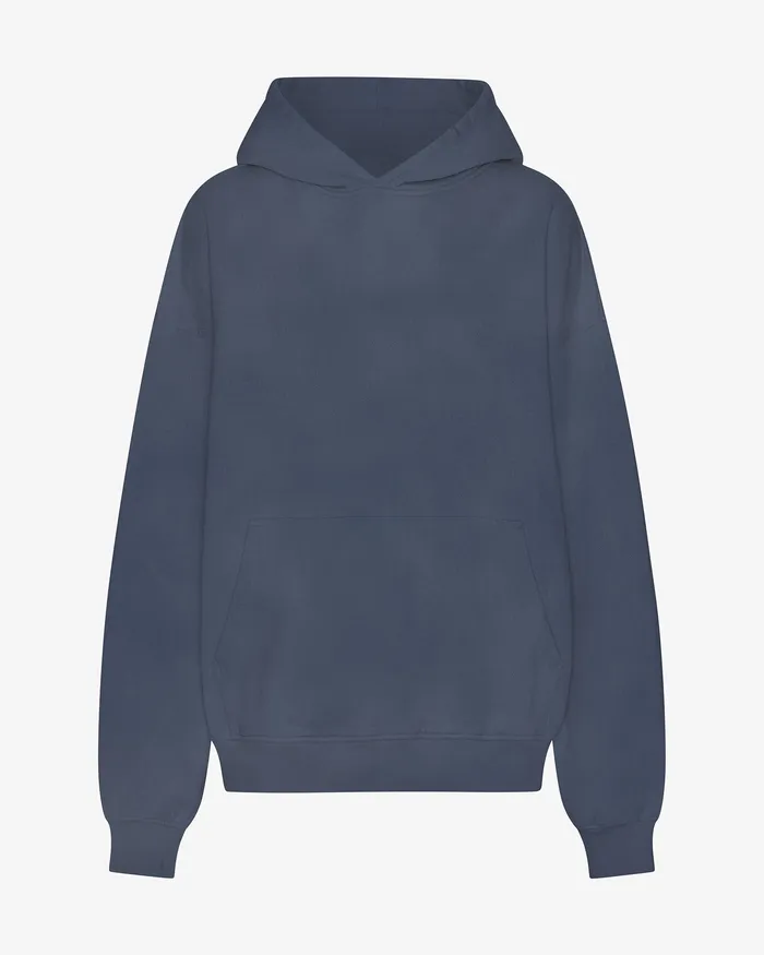 Hoodies Women Organic Oversized Hood 8211 Neptune Blue Colorfulstandard