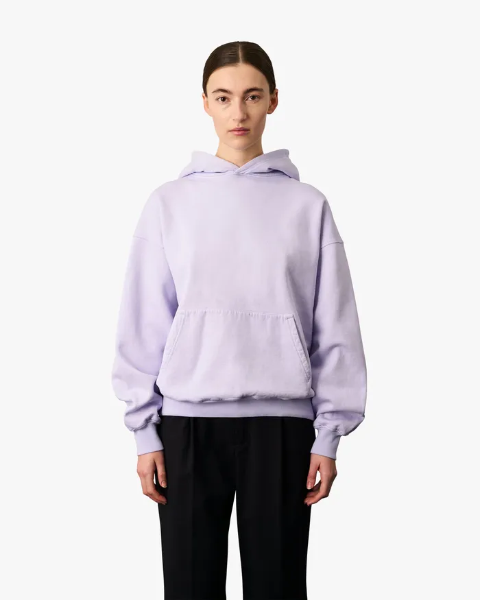 Hoodies Women Organic Oversized Hood 8211 Neptune Blue Colorfulstandard