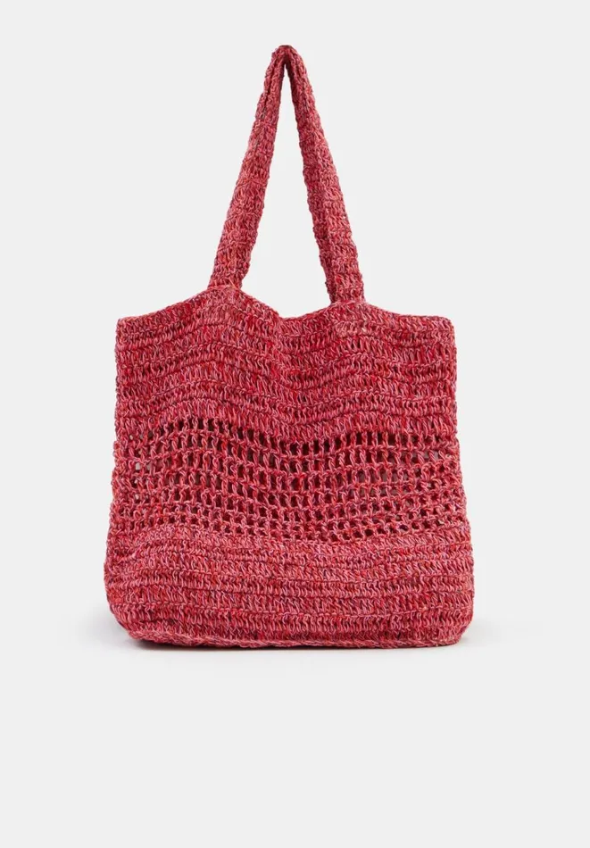 Hush Bags Women Capri Crochet Tote Red Multi