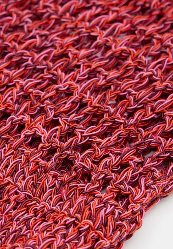 Hush Bags Women Capri Crochet Tote Red Multi