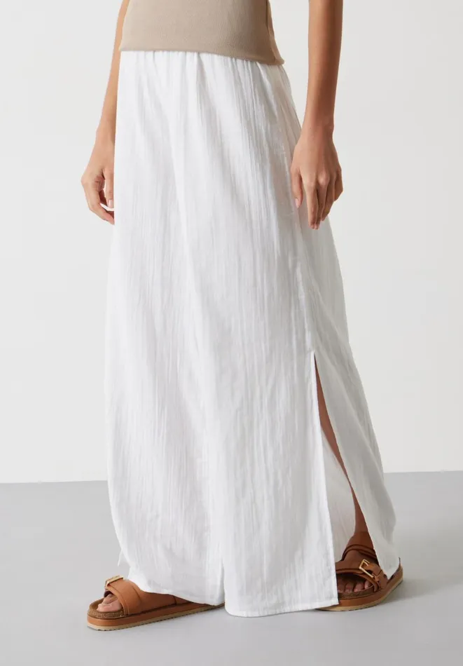 Hush Coords Women Elodie Oversized Cheesecloth Trousers White Hush Coords Women Elodie Oversized Cheesecloth Trousers White