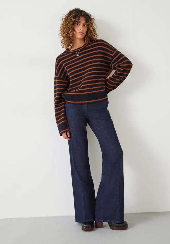 Hush Jeans Women Viola Clean Jeans Dark Indigo