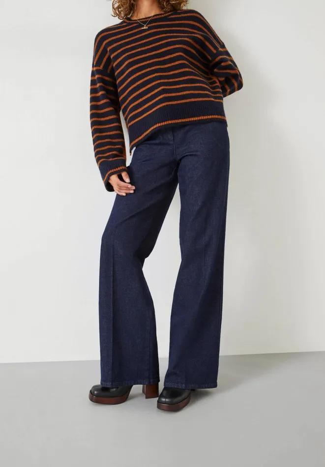 Hush Jeans Women Viola Clean Jeans Dark Indigo