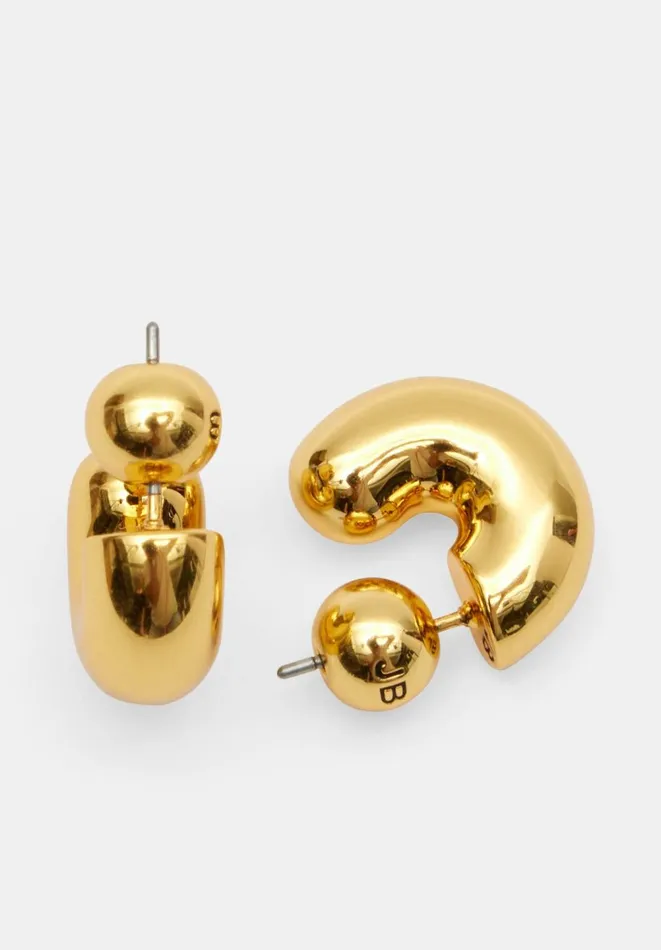 Hush Jewellery Women Jenny Bird Small Tome Hoop Earrings Gold