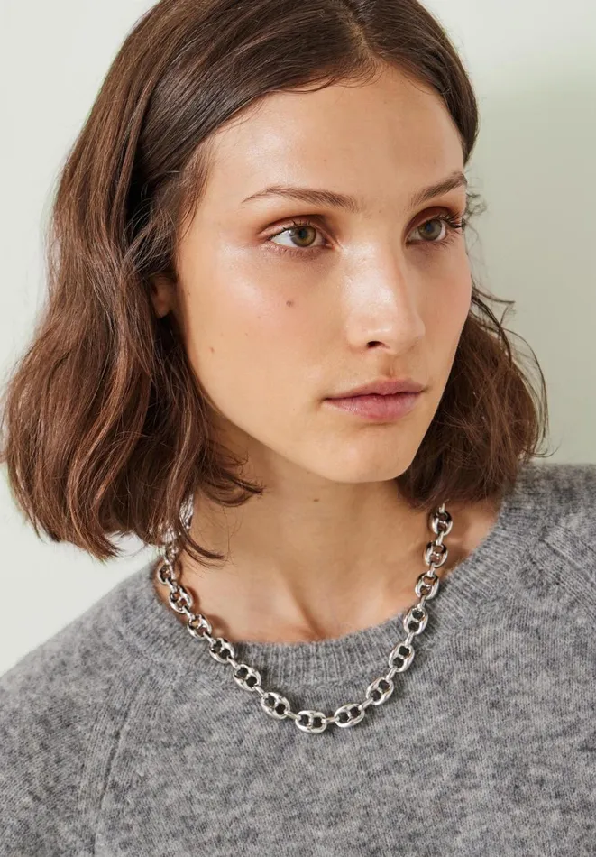 Hush Jewellery Women Rima Chain Necklace Silver