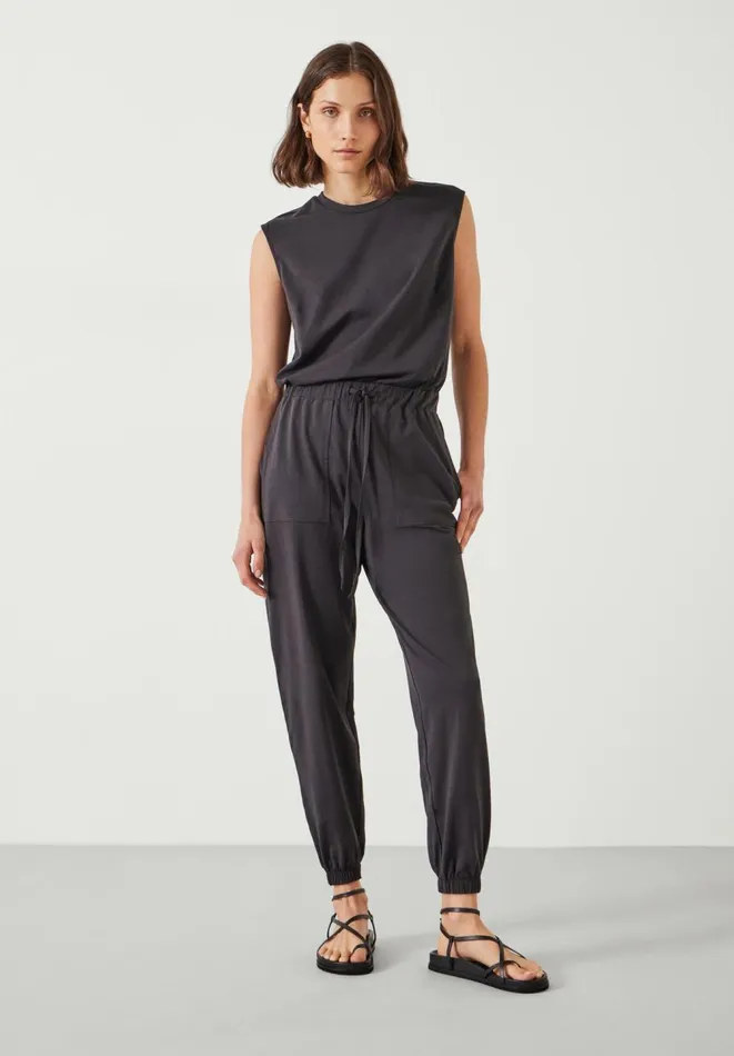 Hush Jumpsuits Women Aylen Jersey Jumpsuit Charcoal